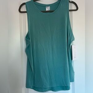 NWT Athleta With Ease Open Back Tank, Lagoon, Large